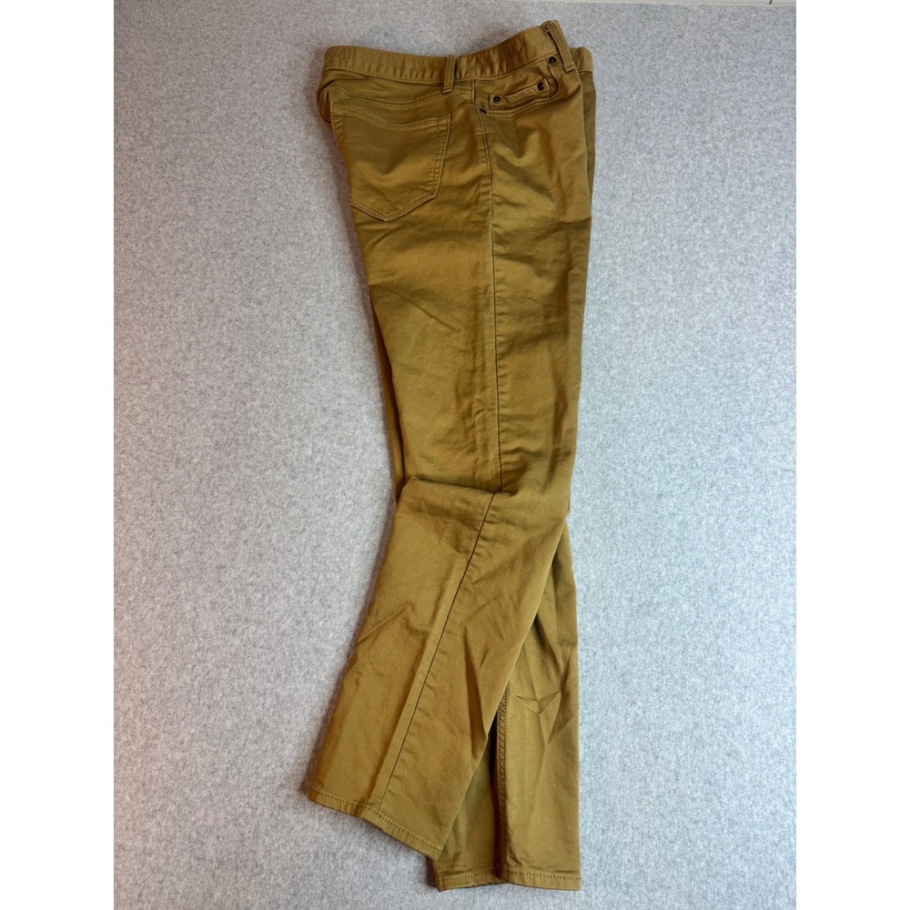 Banana Republic Travel Jean Athletic Fit Mens 32x32 Tobacco Brown Khaki Pants